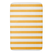 Tapis De Bain Tournesol rayé orange jaune (devant Vertical)