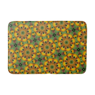 Tapis de bain Tournesol Rétro