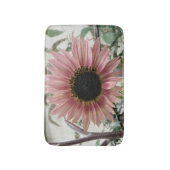 Tapis De Bain Tournesol rose pâle (Devant (Vertical))