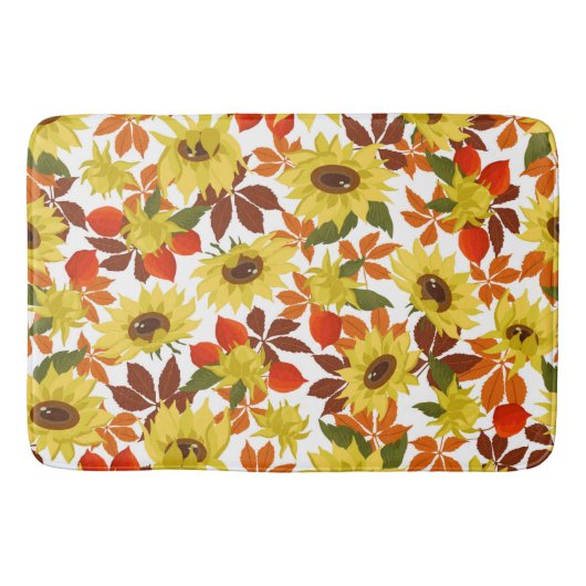 Tapis De Bain Tournesols d'automne (Devant)