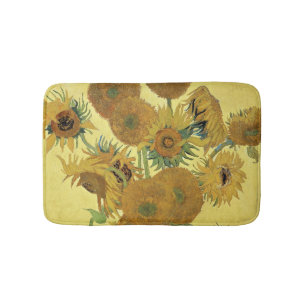 Tapis De Bain Tournesols de Vincent van Gogh , 1888