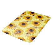 Tapis De Bain Tournesols Et libellules, (Angle)