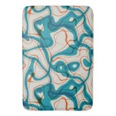 Tapis De Bain Tourquoise et perruques rouges (devant Vertical)