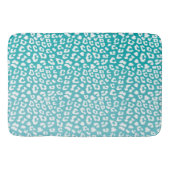 Tapis De Bain Tourquoise Leopard Patters (Devant)