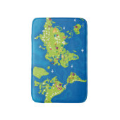 Tapis De Bain Tout autour du monde (Devant (Vertical))