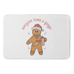 Tapis De Bain Tout le monde aime un roux - Noël drôle