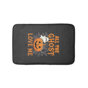 Tapis De Bain Tout les fantômes m'aiment Halloween Design_1
