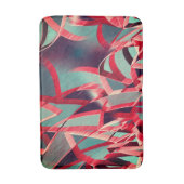 Tapis De Bain Traces rouges sur une image bleue ou grise (Devant (Vertical))