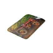 Tapis De Bain Traceur de la ferme rouge (Angle)