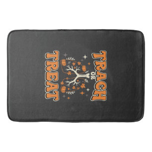 Tapis De Bain Trach ou Treat Halloween Design Respiratoire