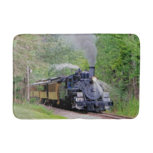 Tapis De Bain Train à vapeur pour Trainspoers Art Bath Mat