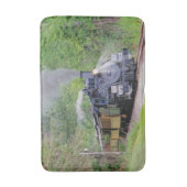 Tapis De Bain Train à vapeur pour Trainspoers Art Bath Mat (Devant (Vertical))