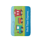 Tapis De Bain Train Cute Choo Choo personnalisé (Devant (Vertical))