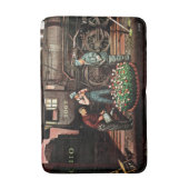 Tapis De Bain Train Yard Flower Garden par Stevan Dohanos (Devant (Vertical))