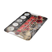 TAPIS DE BAIN TRAINS À VAPEUR (Angle)