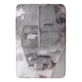 TAPIS DE BAIN TRAINS À VAPEUR (devant Vertical)