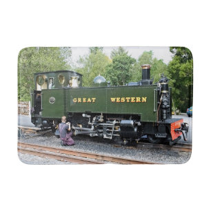 TAPIS DE BAIN TRAINS À VAPEUR