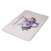 Tapis De Bain Traitements magiques avec Bats mignons (Angle)