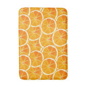 Tapis De Bain Tranche orange d'agrumes vive (Devant (Vertical))