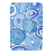 Tapis De Bain Tranches d'agneau bleu (devant Vertical)