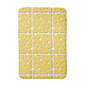 Tapis De Bain Tranches de fromage blanc jaune doux (Devant (Vertical))
