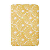 Tapis De Bain Tranches orange, motif de fruits tropicaux (Devant (Vertical))