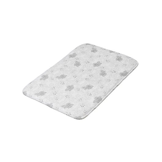 Tapis De Bain Transparent Grid Overlay – Editable PNG Texture (Angle)