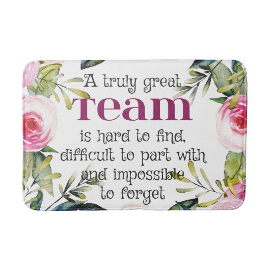 Tapis De Bain travail d'équipe Extraordinaire merci de citer off (Devant)