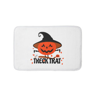 Tapis De Bain Treck Trat Citrouille Sourire
