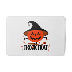 Tapis De Bain Treck Trat Citrouille Sourire