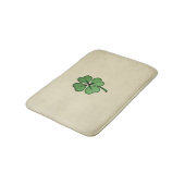 Tapis De Bain Trèfle irlandais chic Lucky (Angle)