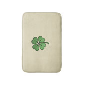 Tapis De Bain Trèfle irlandais chic Lucky (Devant (Vertical))
