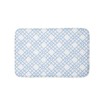 Trellis en bambou bleu et blanc