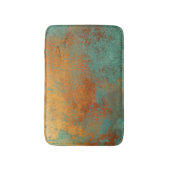 Tapis De Bain Trendy Rich Copper Patina Metallic (Devant (Vertical))