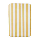 Tapis De Bain Trendy Yellow and White Wide Horizontpes (Devant (Vertical))