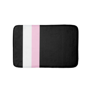 Tapis De Bain Très Chic Bandes Noires