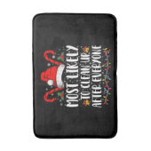 Tapis De Bain Très Probable De Nettoyer Après Tout Noël (Devant (Vertical))