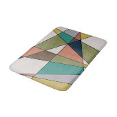 Tapis De Bain Triangle moderne du milieu du siècle Abstrait (Angle)