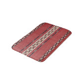 Tapis De Bain Triangle Striangle Kilim IV Rouge Noir Blanc  (Angle)