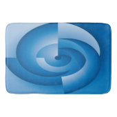 Tapis De Bain Triangles bleus tournant (Devant)