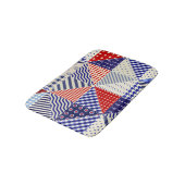 Tapis De Bain Triangles De Patchwork Rétro Style Nautique (Angle)