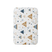 Tapis De Bain Triangles géométriques modernes Motif 2 (Devant (Vertical))