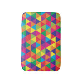 Tapis De Bain Triangles profonds - Motif Abstrait moderne (Devant (Vertical))