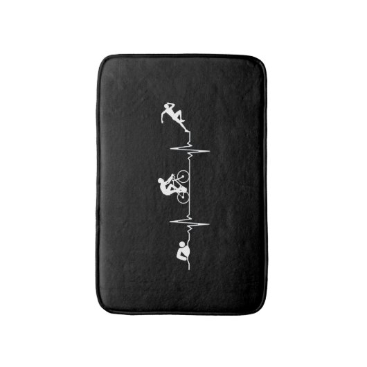 Tapis De Bain Triathlon - Triathlon (Devant (Vertical))