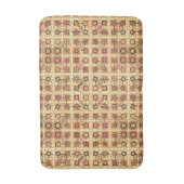 Tapis De Bain Tribal Batik - chocolat et chameau tan (Devant (Vertical))