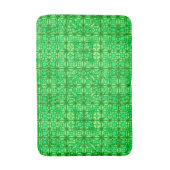 Tapis De Bain Tribal Batik - nuances vert émeraude (Devant (Vertical))