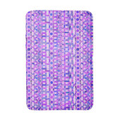 Tapis De Bain Tribal Batik - nuances violet violet violet (Devant (Vertical))