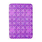Tapis De Bain Tribal Batik - tons violets (Devant (Vertical))