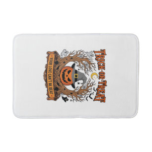Tapis De Bain Trick Or Treat Halloween Citrouille Sorcière Chape