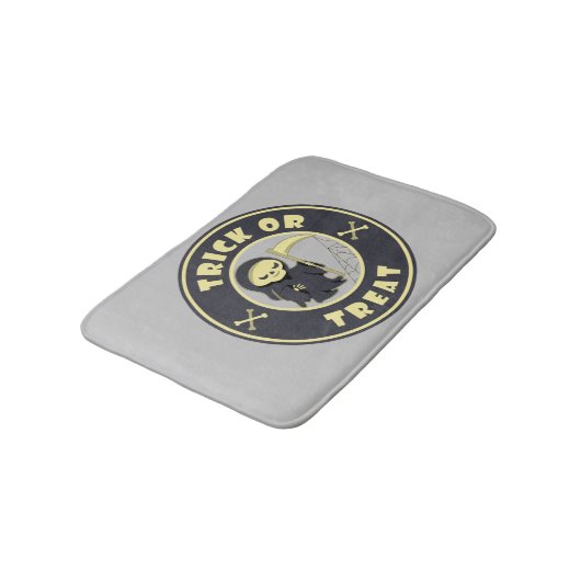 Tapis De Bain Trick ou traiter Halloween griffeur caractère (Angle)